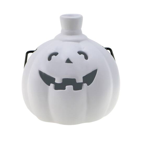 6 Diy Pre Lit Ceramic Pumpkin Lantern By Artminds Michaels